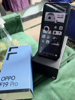 Oppo F19 Pro with box and cover 128/8 9/10 condition