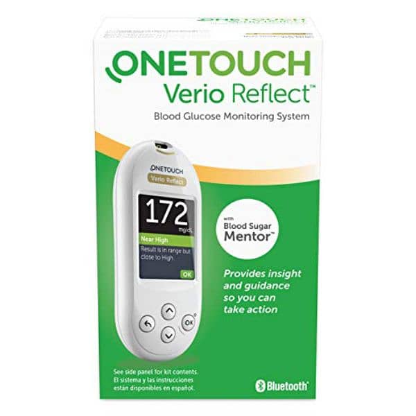 ONETOUCH Verio Reflect Blood Glucose Meter - Blood Sugar Monitor 0