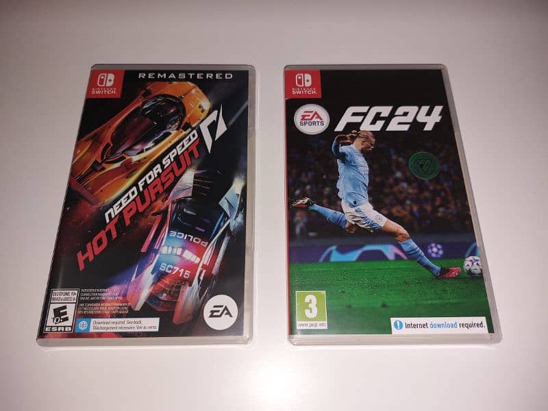 FC24, NFS Hot Pursuit Remastered Nintendo Switch 1
