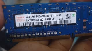 2 GB DDR3/PC3 Ram