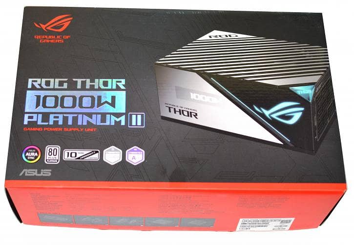 Asus Rog Thor 1000w Platinum II Power Supply pin pack in cheap 1