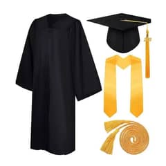 graduation gown and cap with tassel all type graduation gown available