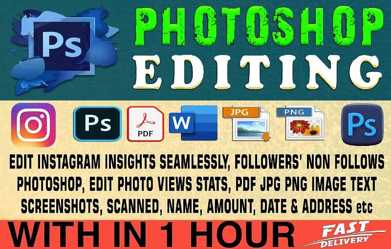 Graphic Design Edit PDF JPG screenshot scanned Photoshop Document edit 0