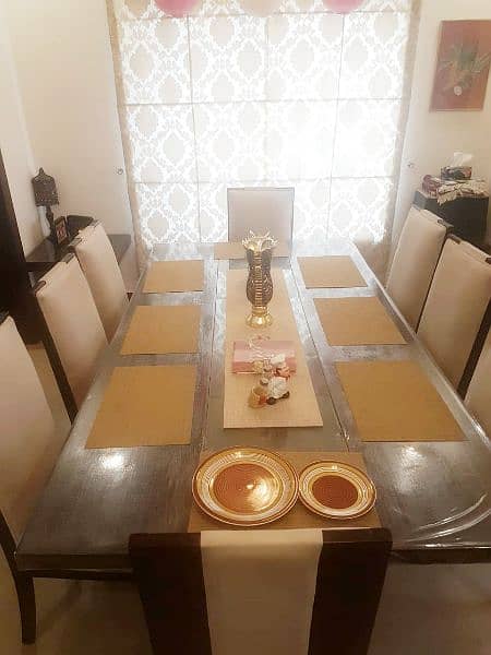 8 Seater Wooden Dining Table 0