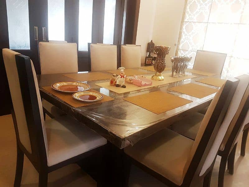 8 Seater Wooden Dining Table 2