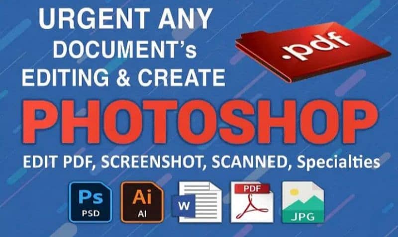Graphic Design Edit PDF JPG screenshot scanned Photoshop Document edit 2