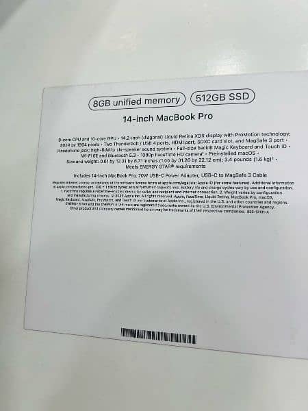 Macbook Pro M3 14 Inch 8gb Ram 512Gb Ssd 2
