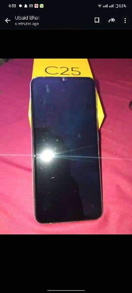 realme c25 with box with charger all are good 8