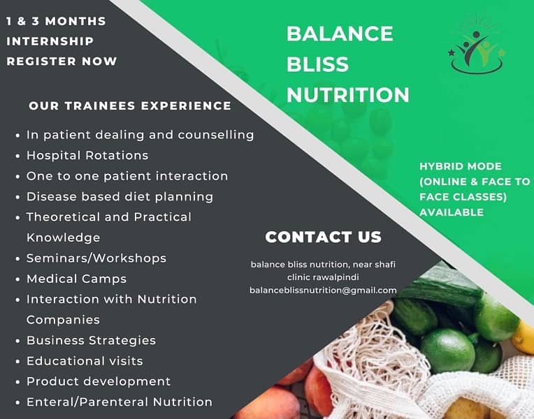 Nutrition Internship/Traineeship 3
