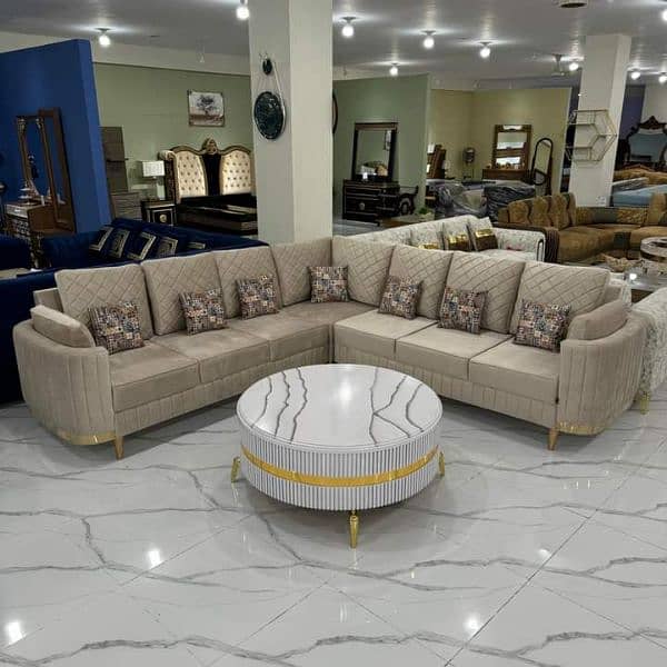 sofa Kam bed | l shape sofa | coffee chair | paffy set | 1