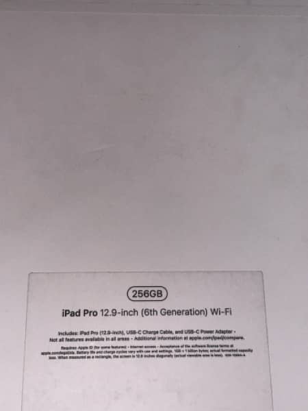 ipad pro m2 12.9” 256gb in official apple warranty 3