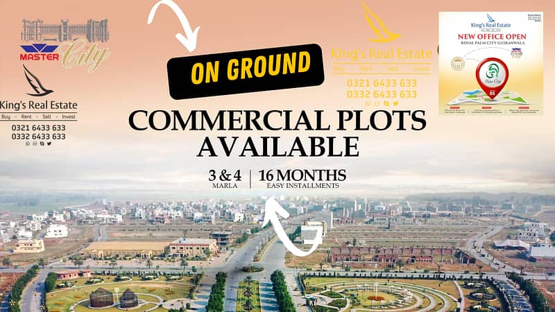 4 Marla commercial plot master city 0