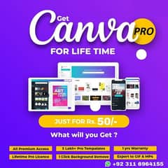 Canva Pro Life Time Access