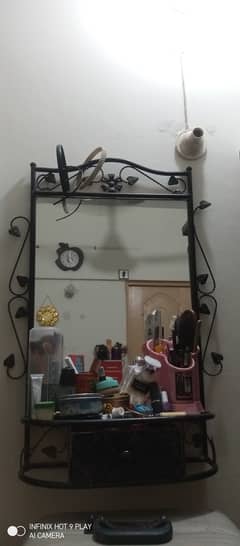 Dressing table wall mirror