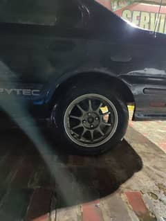 Sports Rim and tyre for sale 15 inch