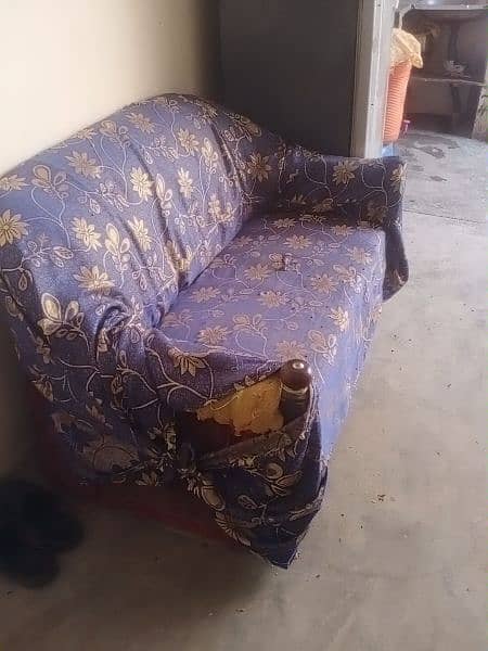 one single bed and two seeter sofa 3