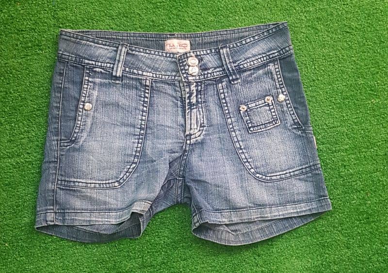 export leftover denim shorts lot 1