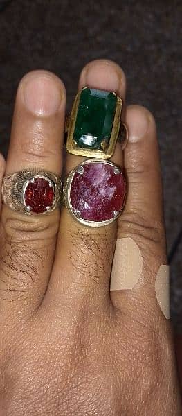 gemstone Ruby ki ring natural beautiful colour 2