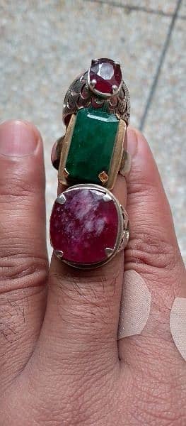 gemstone Ruby ki ring natural beautiful colour 5