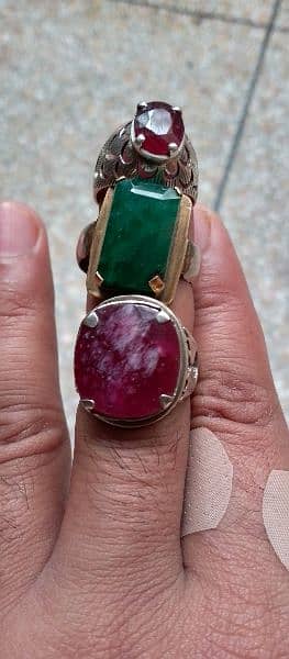 gemstone Ruby ki ring natural beautiful colour 9