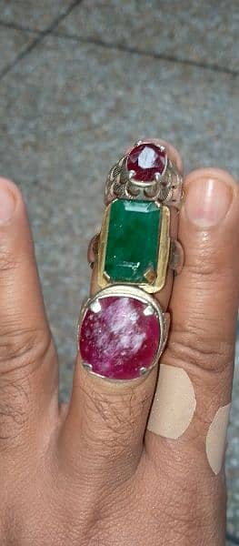 gemstone Ruby ki ring natural beautiful colour 16