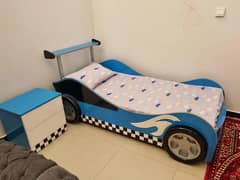 bed set /  kids Car Bed / car bed with side table / kid bed