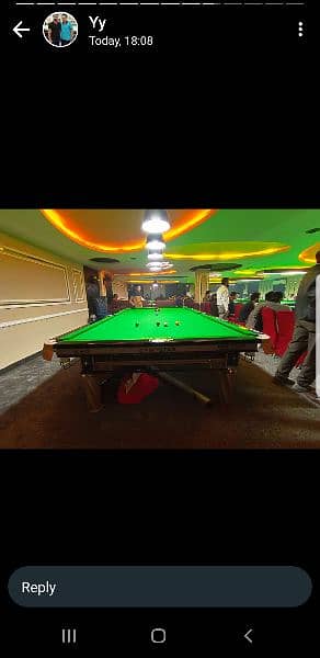 Snooker table new 3
