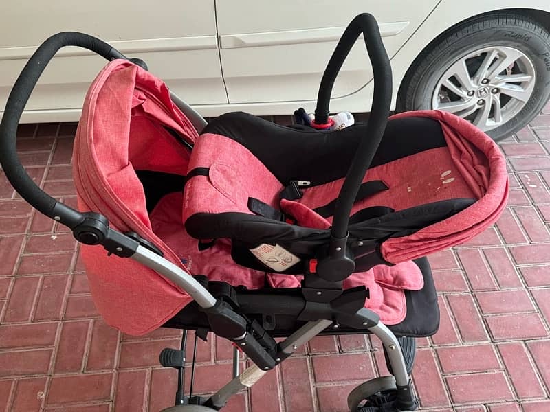 Push chair with car seat two in one 3