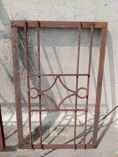 Solid iron door, stand, railing etc for sale 1