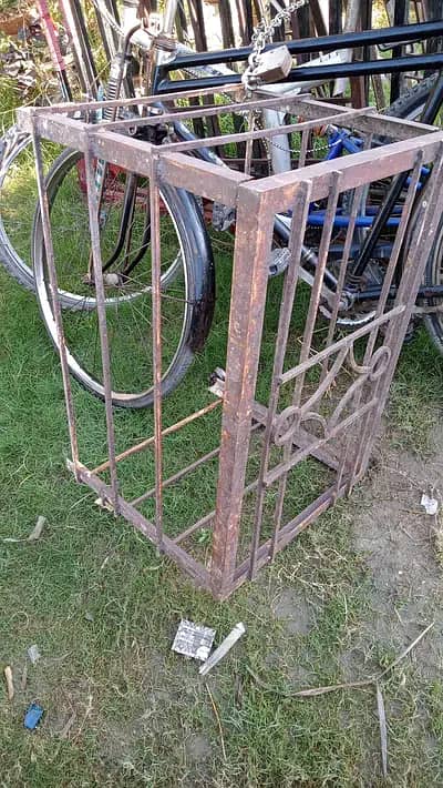 Solid iron door, stand, railing etc for sale 11