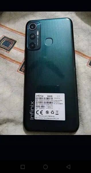 infinix hot 11 sale one hand use new condition 4/128 green color 1