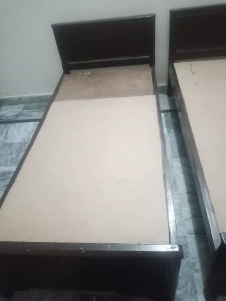 Single Wooden Beds for sale 1