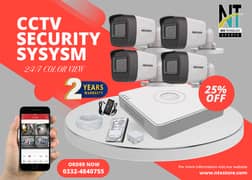 4 CCTV CAMERAS SYSTEM FULL HD 24/7 COLOR VIEW FREE ONLINE MOBILE VIEW