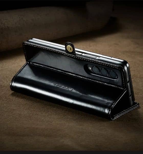 HOCE luxury leather phone case for Samsung galaxy Z3, Z4, Z5 fold 1
