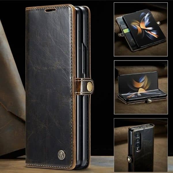 HOCE luxury leather phone case for Samsung galaxy Z3, Z4, Z5 fold 3