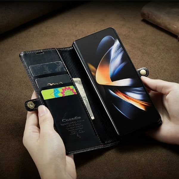 HOCE luxury leather phone case for Samsung galaxy Z3, Z4, Z5 fold 6