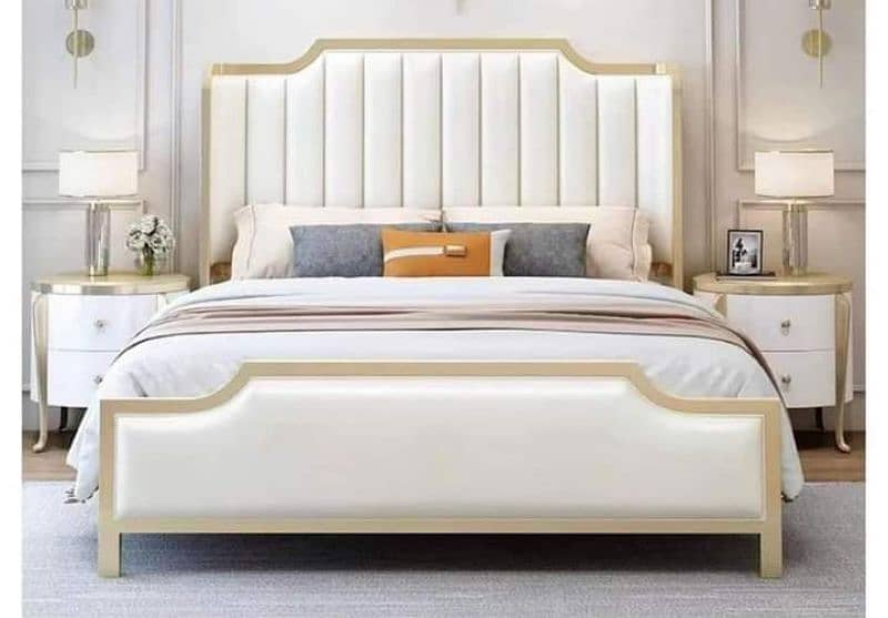 double bed set, sheesham wood bed set, king size bed set, complete set 17