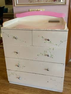 Pink and White drawers