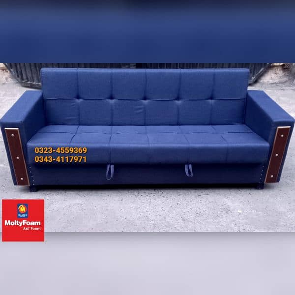 Molty double bed sofa cum bed/dining table/stool/Lshape sofa/chair 9