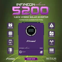 Fronus Infineon reborn pv 5200 solar inverter 4200 waat