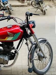 Salaam Alaikum urgent sale for Honda Cg 125 c1997 model Karachi number 0