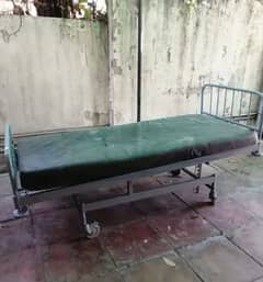 medical reclining metal bed