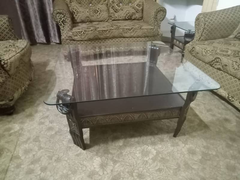 7 seater sofa with centre table set 5