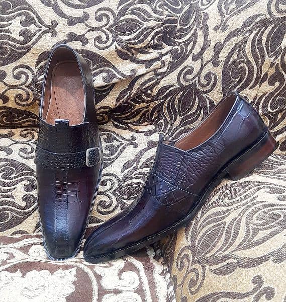 real leather hand made formal shoes for men 2