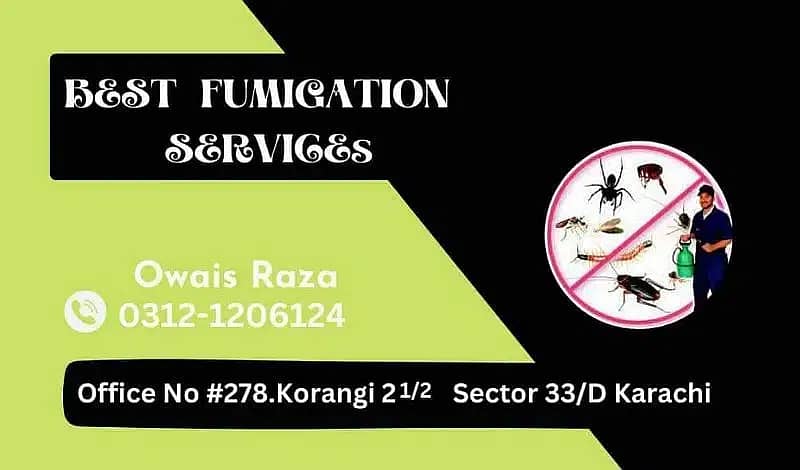 Pest Control | Fumigation Services | Termite spray | Cleaning Services 7