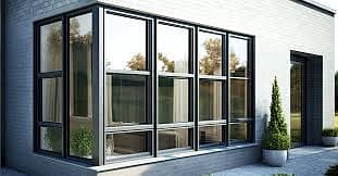 Aluminium Windows/door & Glass Work Shower Cubical/Glass Office Cabin/ 2