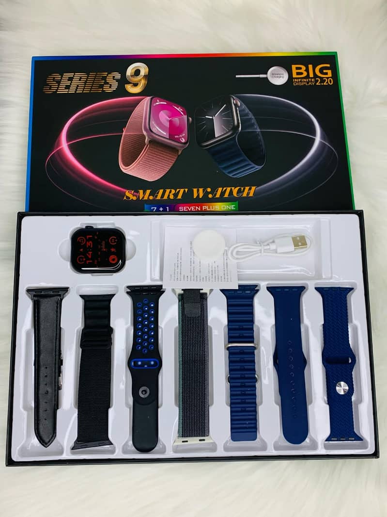 smart watch ULTRA 9 7 IN 1 with free delivery all pakistan 1