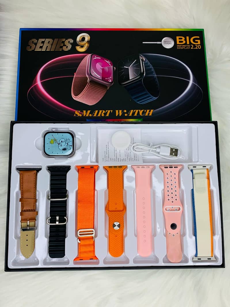 smart watch ULTRA 9 7 IN 1 with free delivery all pakistan 3