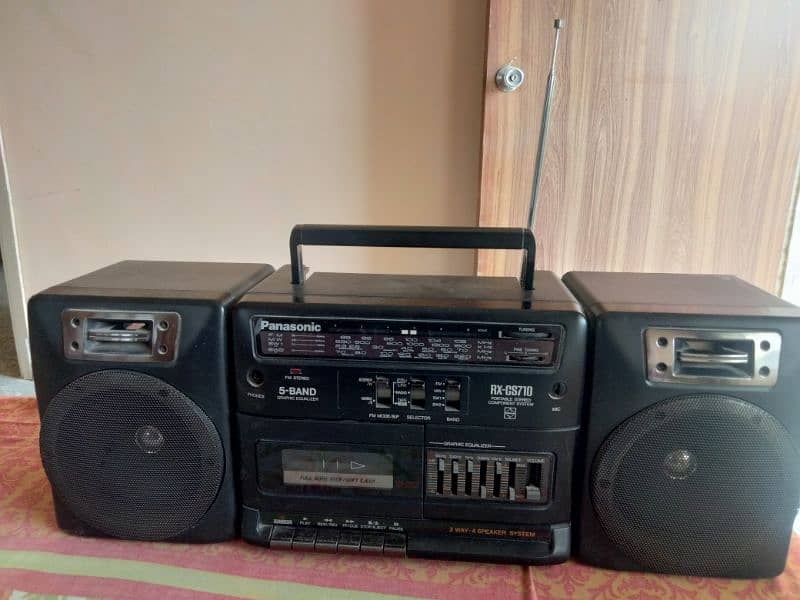 radio, tape recorder and speaker 2