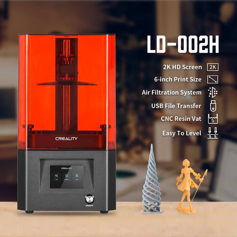LD-002H Mono LCD Resin 3D Printer 0